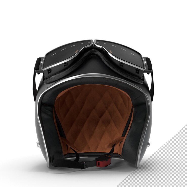 PSD casco de motocicleta antiguo png
