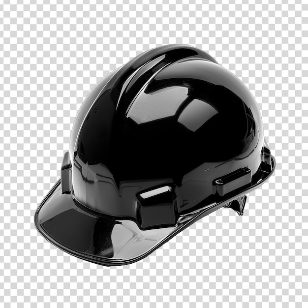 PSD un casco negro con un diseño blanco y negro en él