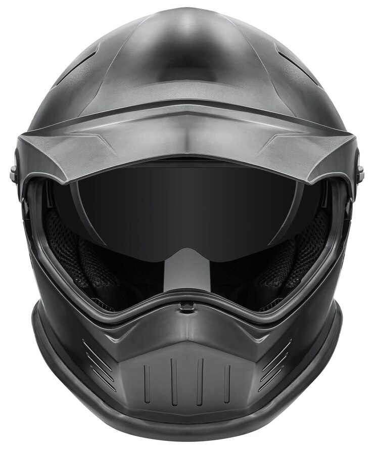PSD casco retro negro