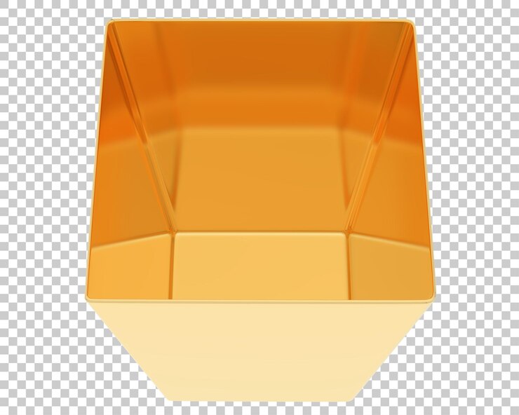 PSD casella del negozio pos su sfondo trasparente illustrazione di rendering 3d