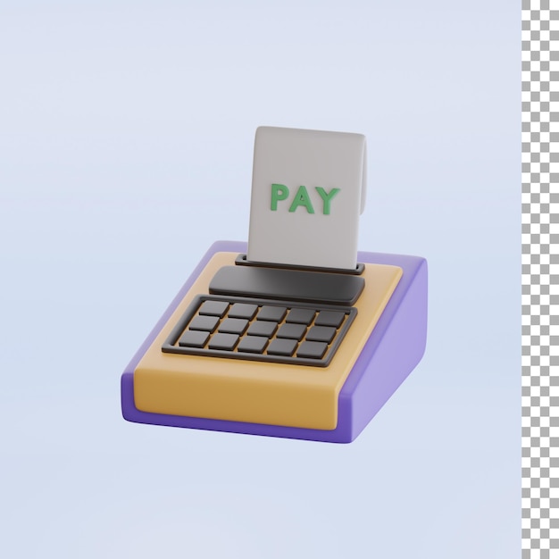 Cash Machine Rendu 3d