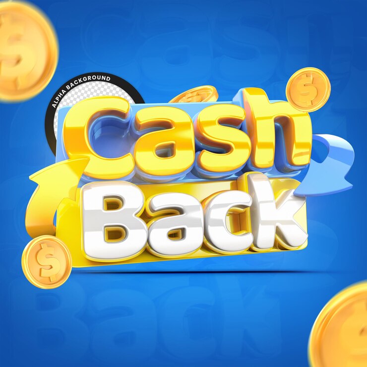 PSD cashback 3d stamp