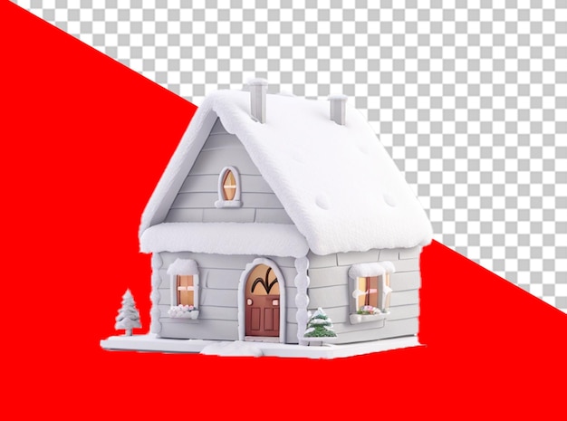 casinha de natal Modelo 3D