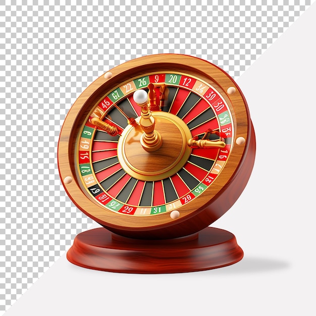 PSD casino-rad 3d-symbol goldfarbe