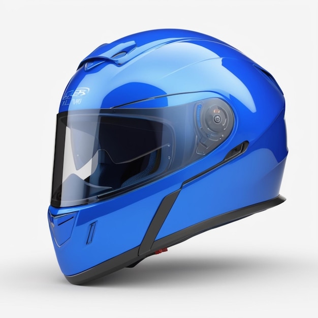 PSD casque bleu psd sur fond blanc