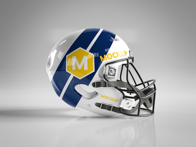 PSD casque de football américain mockup