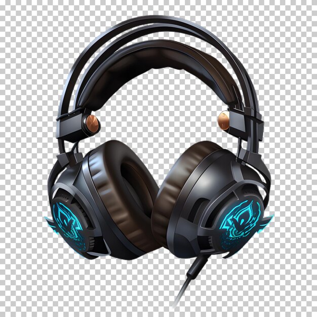 PSD casque de jeu isolé sur un fond transparent