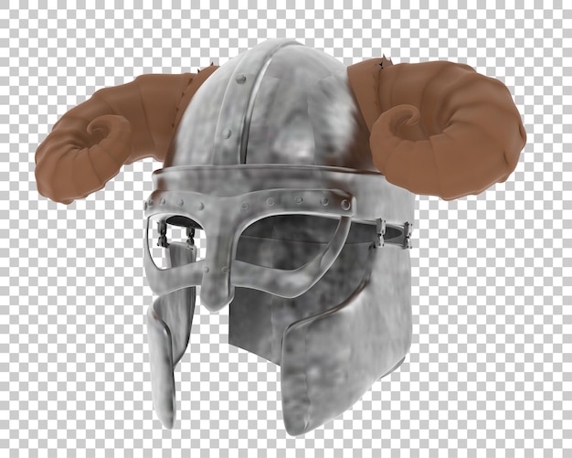 PSD casque médiéval sur fond transparent illustration de rendu 3d