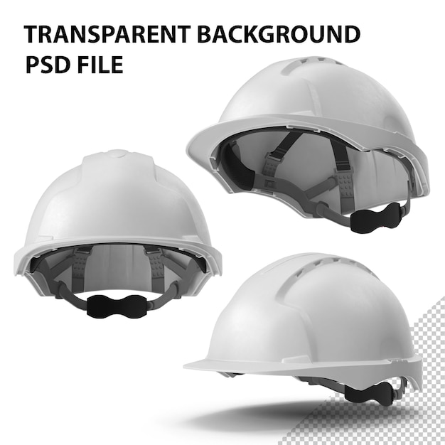 Casque de sécurité blanc PNG