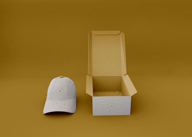 Casquette De Baseball Avec Maquette D'emballage