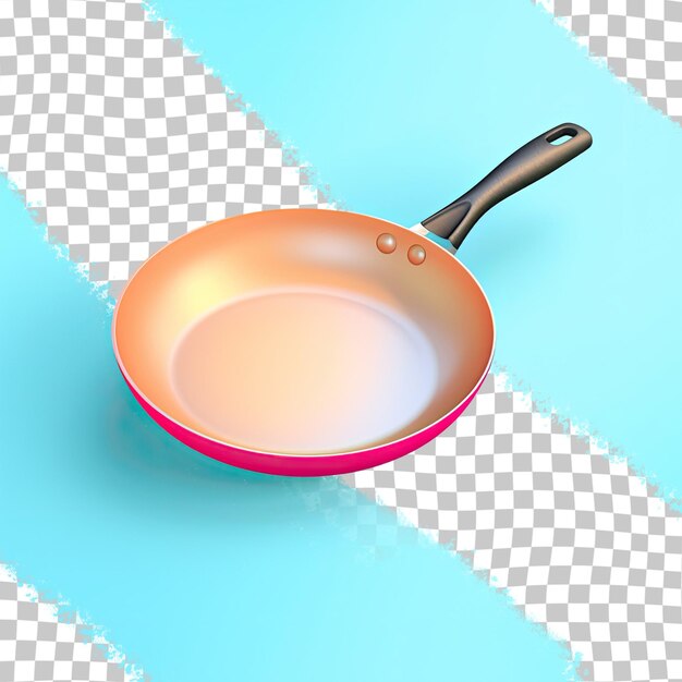 PSD casserole sur un fond transparent