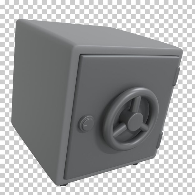 Cassetta di sicurezza per il rendering 3D