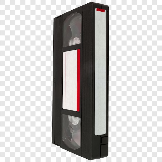 cassette de cassette VHS transparente