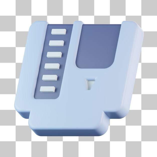 Cassette de juego retro Icono 3D