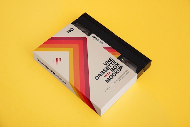 Cassette Vhs Vintage Avec Bande Magnétique