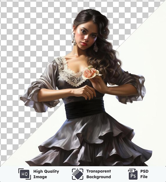 PSD castañetas de bailarines de flamenco fotográficas psd transparentes de alta calidad