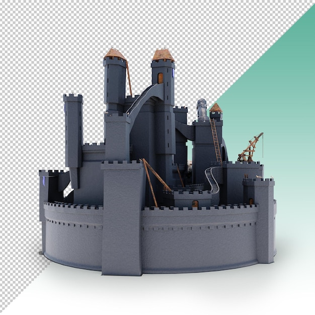 castillo aislado