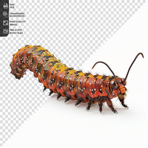 PSD caterpillar png