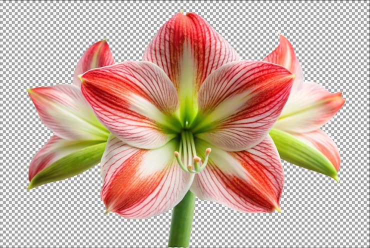 PSD los cautivadores pétalos de las amaryllis crean impresionantes exhibiciones florales
