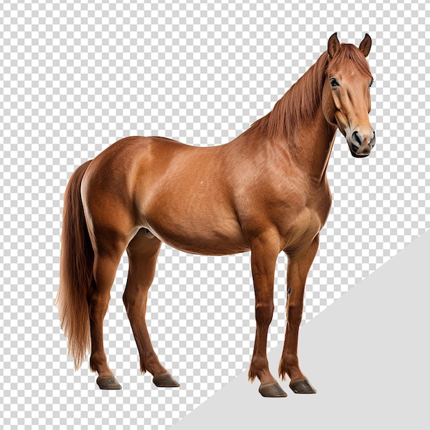 PSD cavalo isolado em fundo transparente png