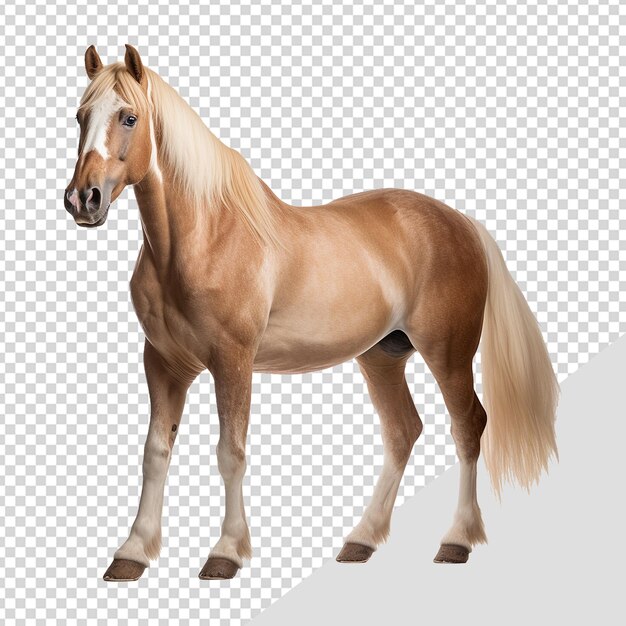 PSD cavalo isolado em fundo transparente png