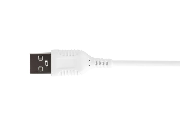 PSD cavo usb su uno sfondo vuoto