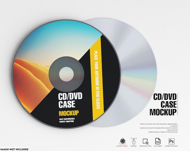 Cd-dvd-hülle mockup