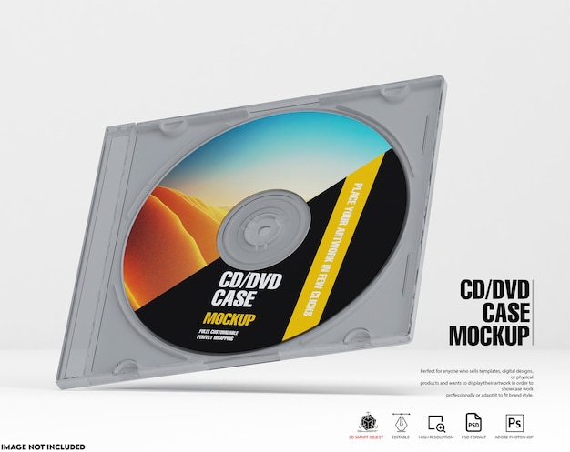 Cd-dvd-hülle mockup