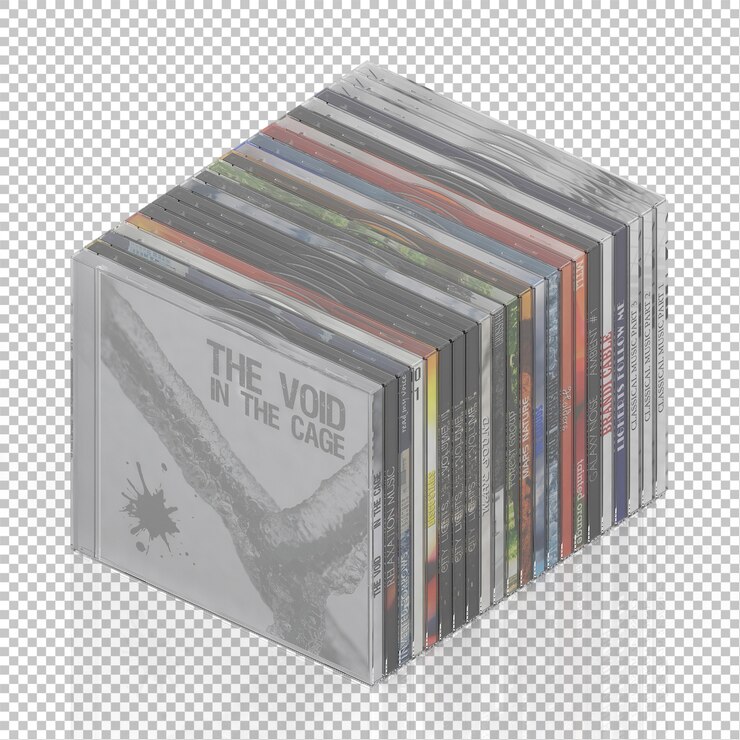 PSD cd dvd isométrico