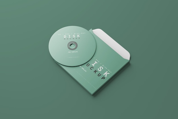 CD avec maquette de boîte