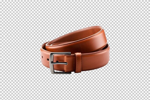 Ceinture Brune Psd Isolée Sur Un Fond Transparent