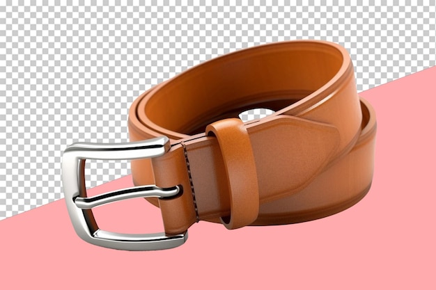 PSD ceinture en cuir objet isolé fond transparent