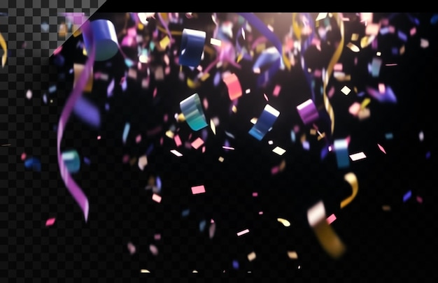 Celebração Colorida de Confeti
