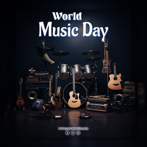 Celebração do dia mundial da música.