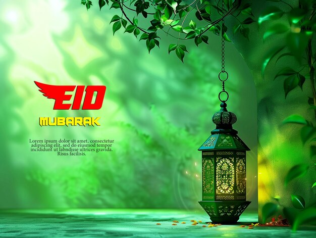 PSD celebração do eid mubarak psd design de postagem de mídia social