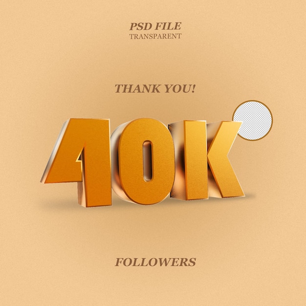 Celebración de 40K seguidores