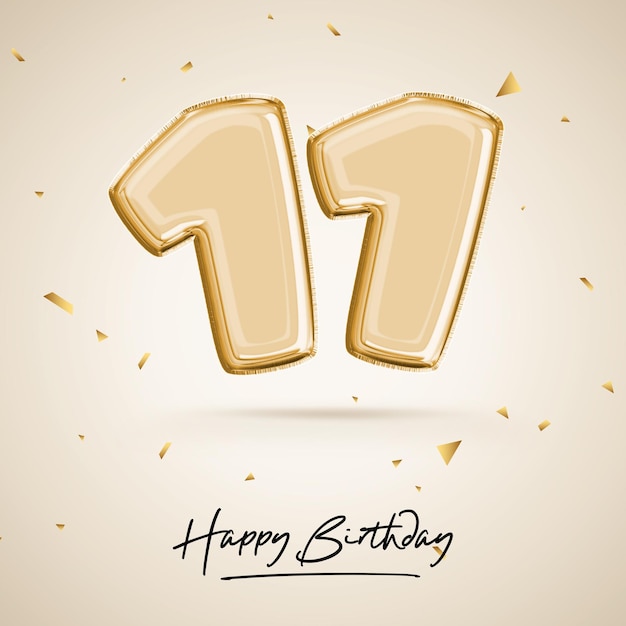 Celebración del aniversario de once años