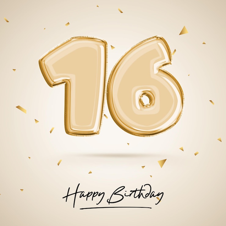 PSD celebración de cumpleaños de dieciséis años