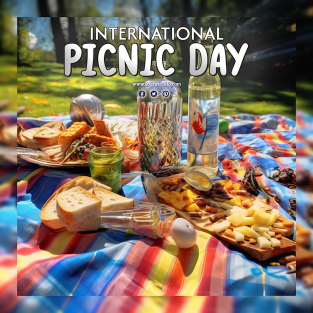 PSD celebración del día internacional del picnic.