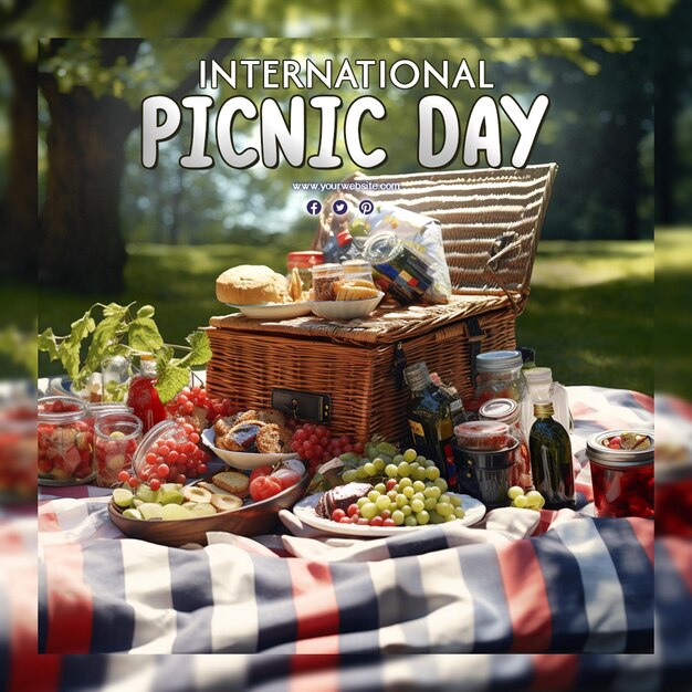 PSD celebración del día internacional del picnic.