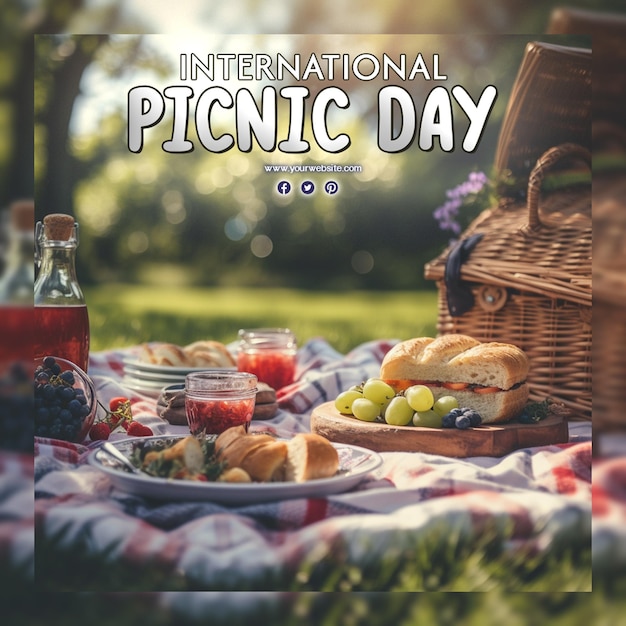 PSD celebración del día internacional del picnic.