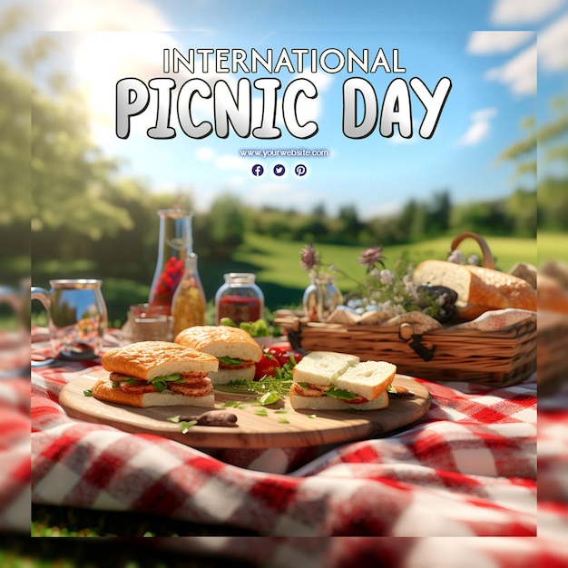 PSD celebración del día internacional del picnic.