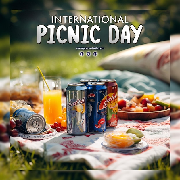 PSD celebración del día internacional del picnic.