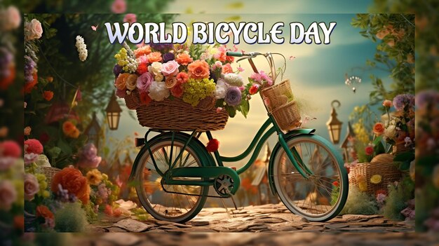 Celebración del día mundial de la bicicleta y del día mundial sin automóviles