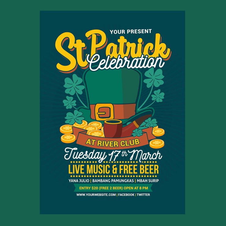 PSD celebración del día de san patricio