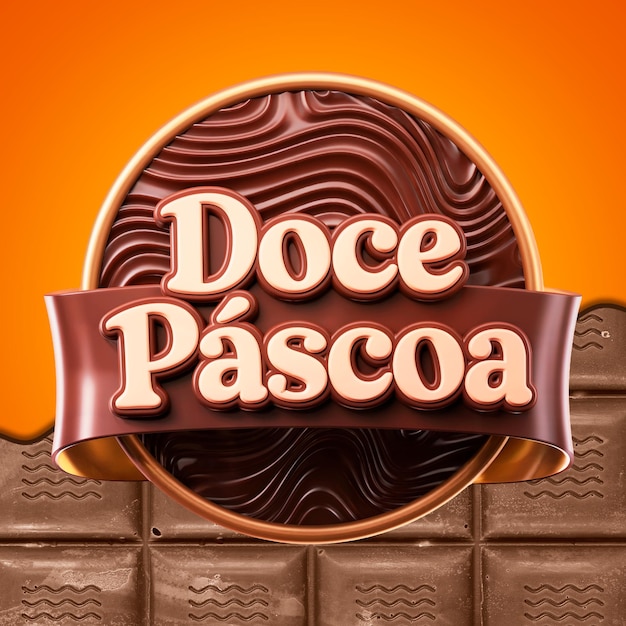 Celebración del dulce chocolate de la Pascua
