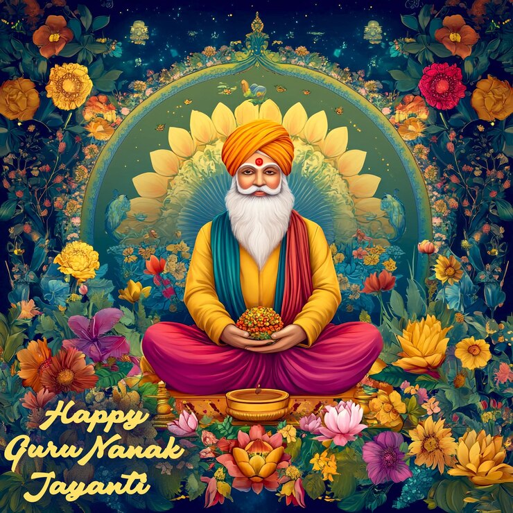 PSD celebración del festival de guru nanak jayanti