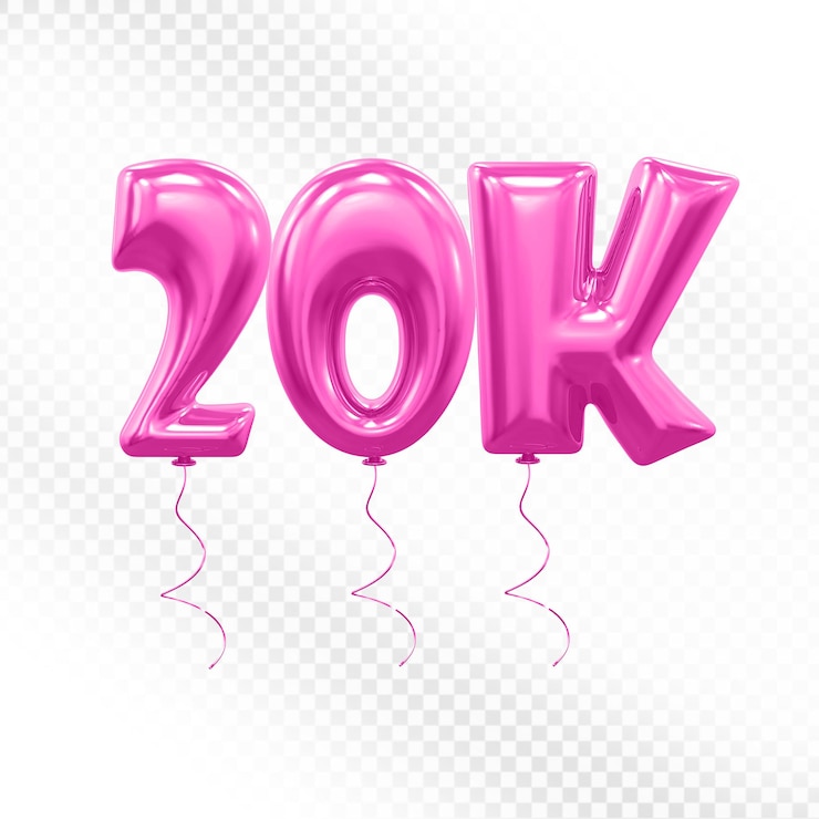 PSD celebración de los globos rosados de 20 mil