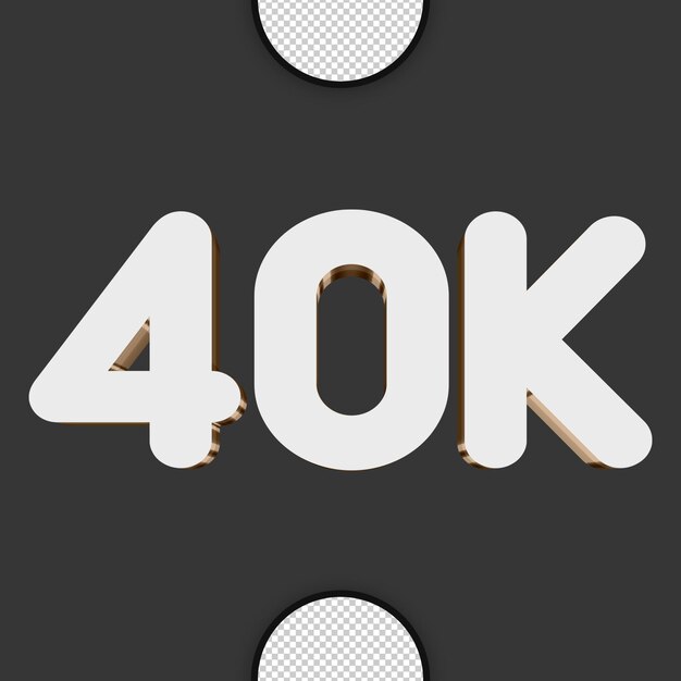 Celebración del logro de 40K suscriptores