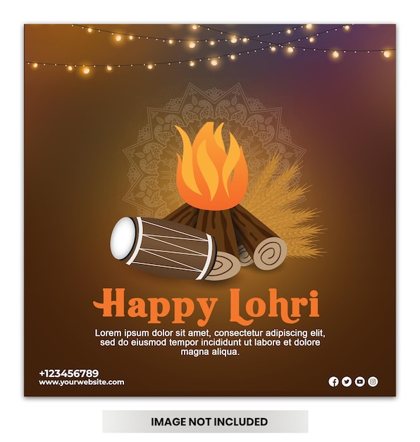 Celebración de Lohri en Instagram
